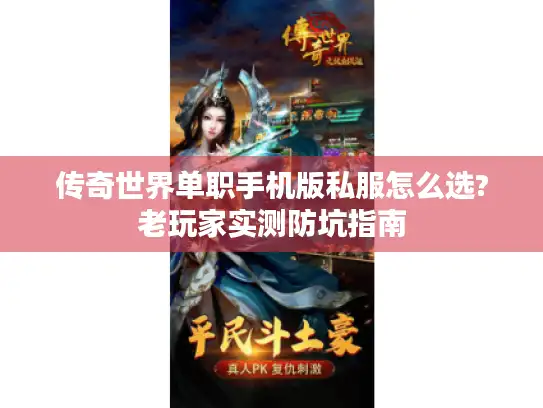传奇世界单职手机版私服怎么选?老玩家实测防坑指南