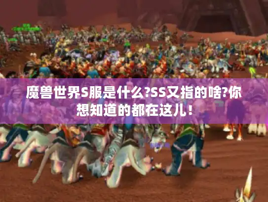 魔兽世界S服是什么?SS又指的啥?你想知道的都在这儿！