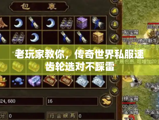 老玩家教你，传奇世界私服速齿轮选对不踩雷