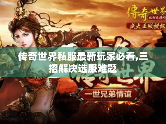 传奇世界私服最新玩家必看,三招解决选服难题 传奇世界私服最新玩家必看,三招解决选服难题