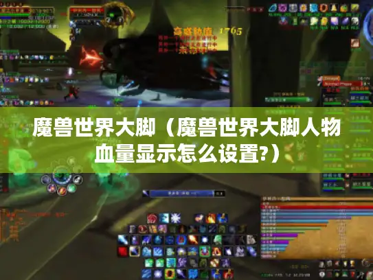 魔兽世界大脚（魔兽世界大脚人物血量显示怎么设置?）