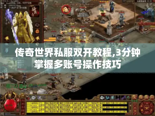 传奇世界私服双开教程,3分钟掌握多账号操作技巧