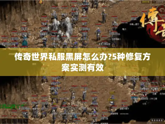 传奇世界私服黑屏怎么办?5种修复方案实测有效