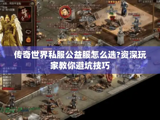 传奇世界私服公益服怎么选?资深玩家教你避坑技巧