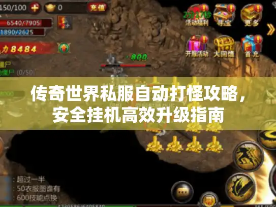 传奇世界私服自动打怪攻略，安全挂机高效升级指南