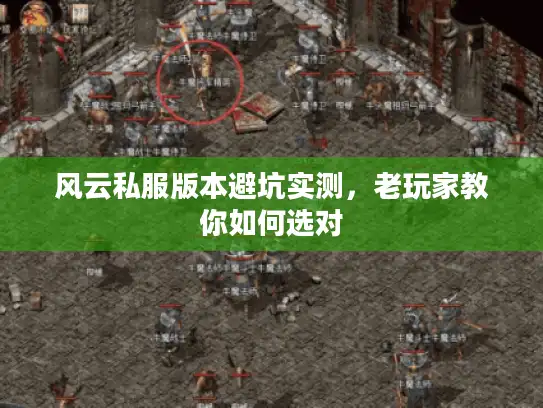 风云私服版本避坑实测，老玩家教你如何选对