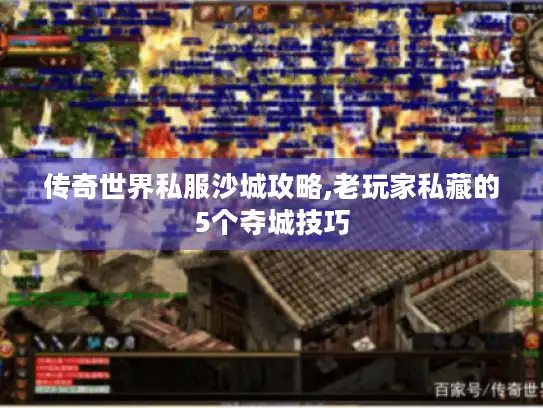 传奇世界私服沙城攻略,老玩家私藏的5个夺城技巧