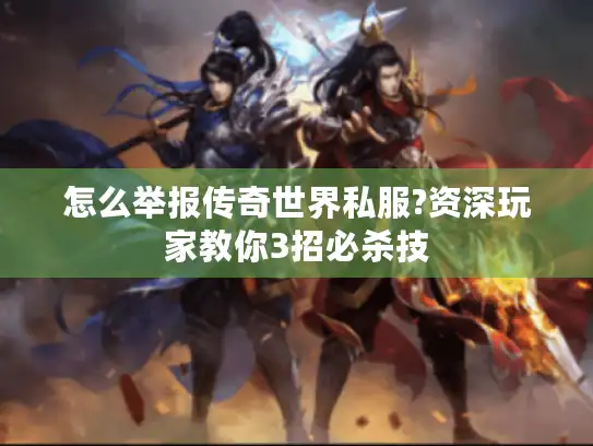 怎么举报传奇世界私服?资深玩家教你3招必杀技