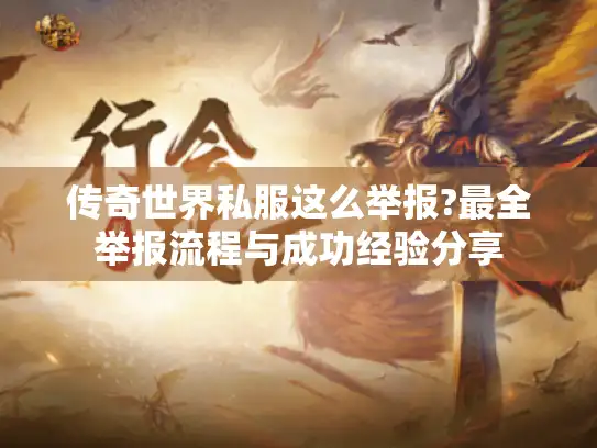 传奇世界私服这么举报?最全举报流程与成功经验分享