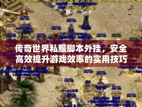 传奇世界私服脚本外挂，安全高效提升游戏效率的实用技巧