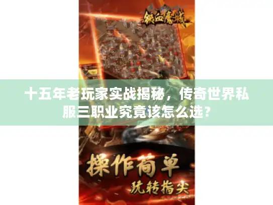 十五年老玩家实战揭秘，传奇世界私服三职业究竟该怎么选？