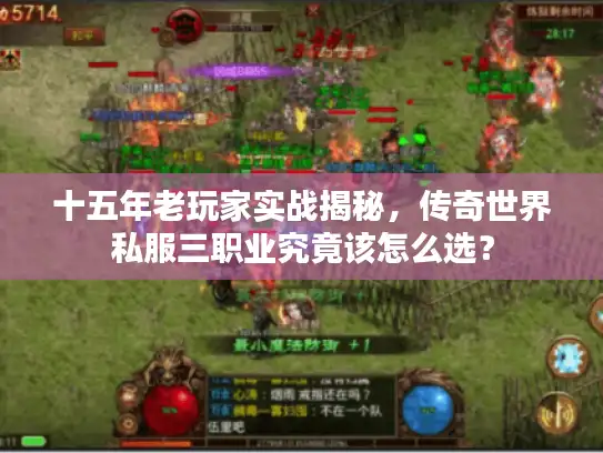 十五年老玩家实战揭秘，传奇世界私服三职业究竟该怎么选？