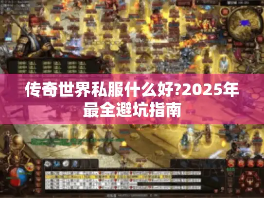 传奇世界私服什么好?2025年最全避坑指南