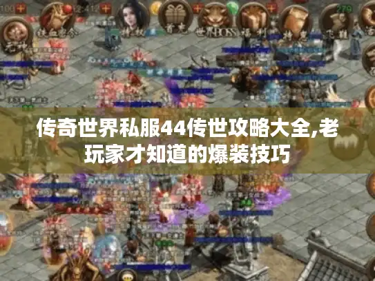 传奇世界私服44传世攻略大全,老玩家才知道的爆装技巧
