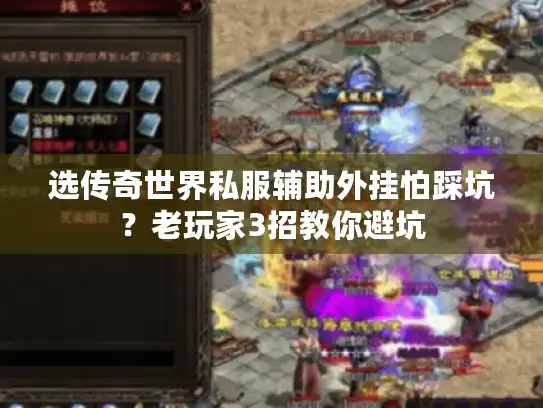 选传奇世界私服辅助外挂怕踩坑？老玩家3招教你避坑
