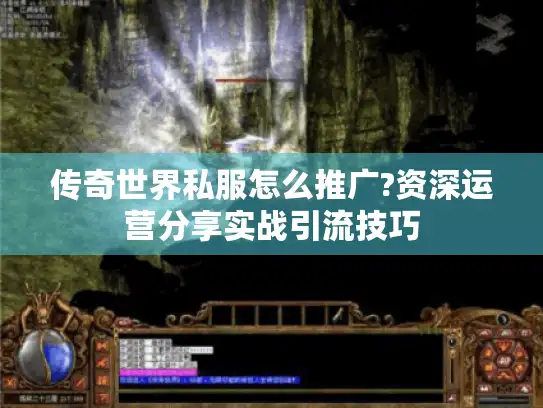 传奇世界私服怎么推广?资深运营分享实战引流技巧