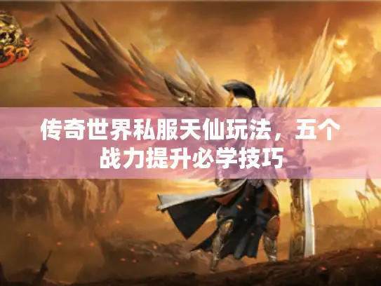 传奇世界私服天仙玩法，五个战力提升必学技巧