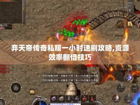 弃天帝传奇私服一小时速刷攻略,资源效率翻倍技巧