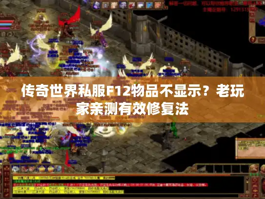 传奇世界私服F12物品不显示?老玩家亲测有效修复法 传奇世界私服F12物品不显示?老玩家亲测有效修复法