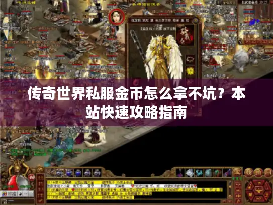 传奇世界私服金币怎么拿不坑？本站快速攻略指南