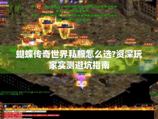 蝴蝶传奇世界私服怎么选?资深玩家实测避坑指南