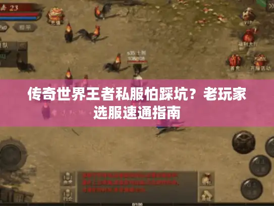 传奇世界王者私服怕踩坑？老玩家选服速通指南