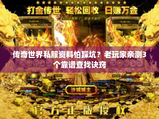 传奇世界私服资料怕踩坑?老玩家亲测3个靠谱查找诀窍 传奇世界私服资料怕踩坑?老玩家亲测3个靠谱查找诀窍