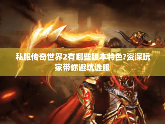 私服传奇世界2有哪些版本特色?资深玩家带你避坑选服