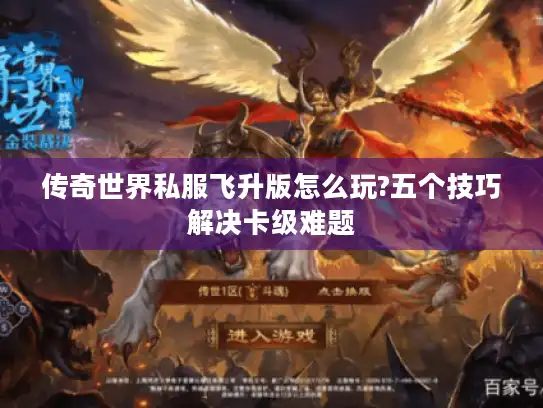 传奇世界私服飞升版怎么玩?五个技巧解决卡级难题 传奇世界私服飞升版怎么玩?五个技巧解决卡级难题