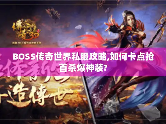 BOSS传奇世界私服攻略,如何卡点抢首杀爆神装?