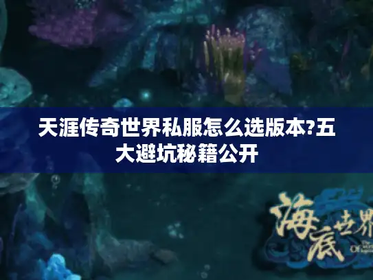 天涯传奇世界私服怎么选版本?五大避坑秘籍公开