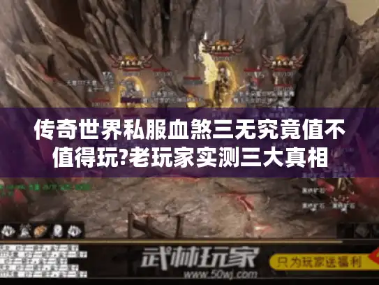 传奇世界私服血煞三无究竟值不值得玩?老玩家实测三大真相