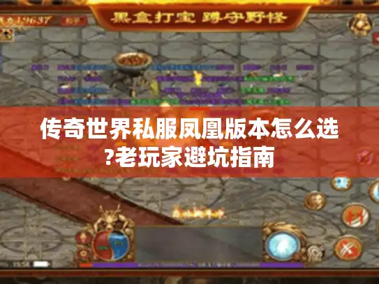 传奇世界私服凤凰版本怎么选?老玩家避坑指南