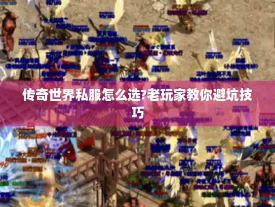 传奇世界私服怎么选?老玩家教你避坑技巧