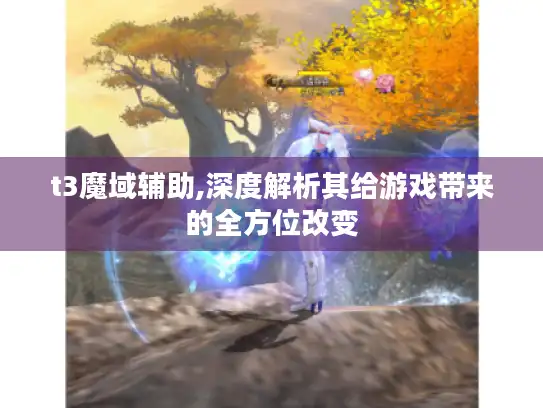 t3魔域辅助,深度解析其给游戏带来的全方位改变