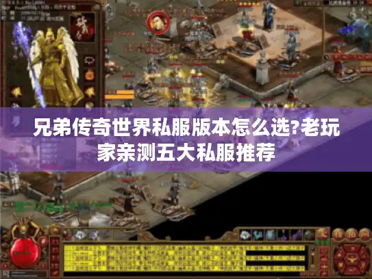 兄弟传奇世界私服版本怎么选?老玩家亲测五大私服推荐