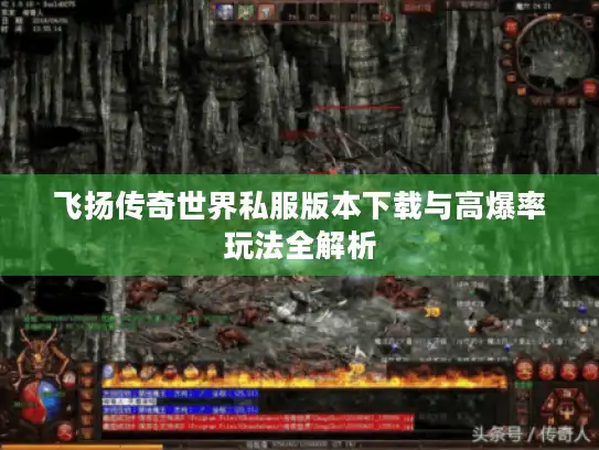 飞扬传奇世界私服版本下载与高爆率玩法全解析