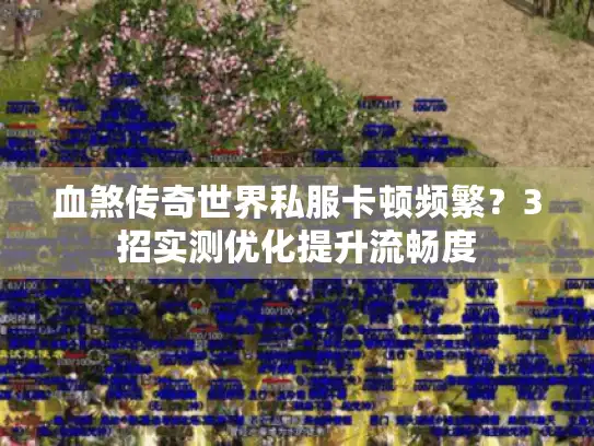 血煞传奇世界私服卡顿频繁？3招实测优化提升流畅度