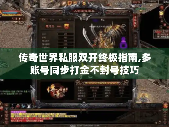 传奇世界私服双开终极指南,多账号同步打金不封号技巧