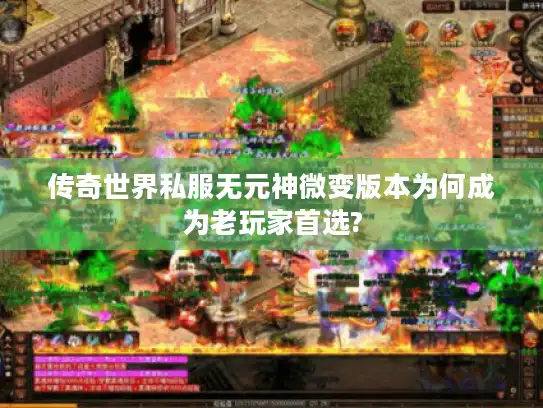 传奇世界私服无元神微变版本为何成为老玩家首选?