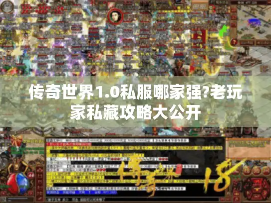 传奇世界1.0私服哪家强?老玩家私藏攻略大公开