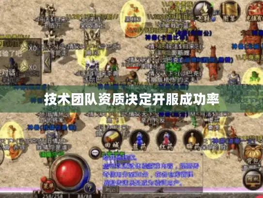 技术团队资质决定开服成功率