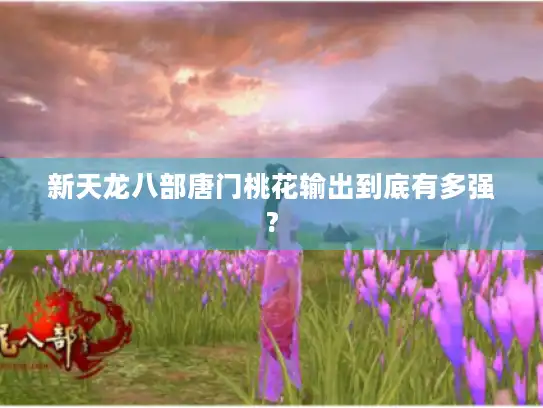 新天龙八部唐门桃花输出到底有多强?