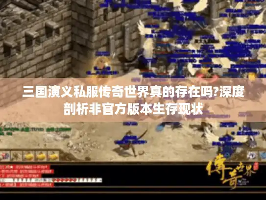 三国演义私服传奇世界真的存在吗?深度剖析非官方版本生存现状