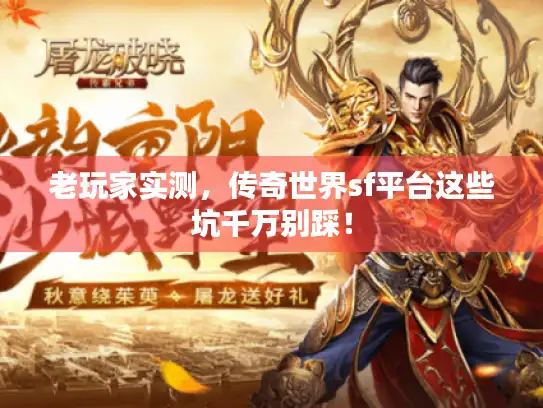 老玩家实测，传奇世界sf平台这些坑千万别踩！