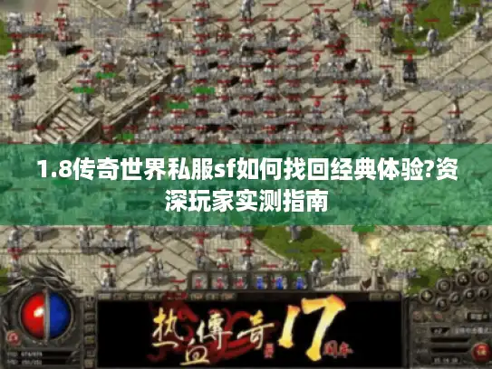 1.8传奇世界私服sf如何找回经典体验?资深玩家实测指南