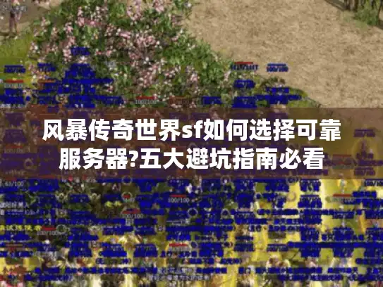 风暴传奇世界sf如何选择可靠服务器?五大避坑指南必看