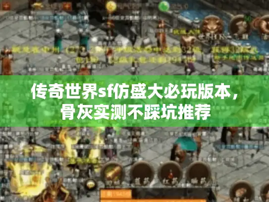 传奇世界sf仿盛大必玩版本，骨灰实测不踩坑推荐