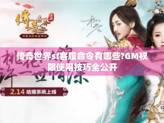 传奇世界sf客服命令有哪些?GM权限使用技巧全公开