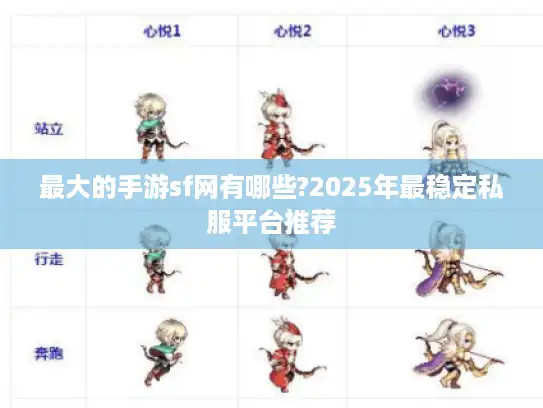 最大的手游sf网有哪些?2025年最稳定私服平台推荐